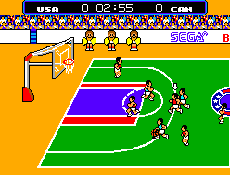 Скачать игру для Сеги Sega Master System SMS Great Basketball