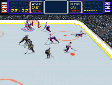 Скачать игру для Супер Нинтендо Super Nintendo RHI Roller Hockey '95