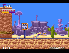 Скачать игру для Супер Нинтендо Super Nintendo oad Runner`s Death Valley Rally