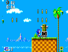 Скачать игру для Сеги Sega Master System SMS Sonic the Hedgehog