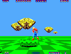 Скачать игру для Сеги Sega Master System SMS Space Harrier